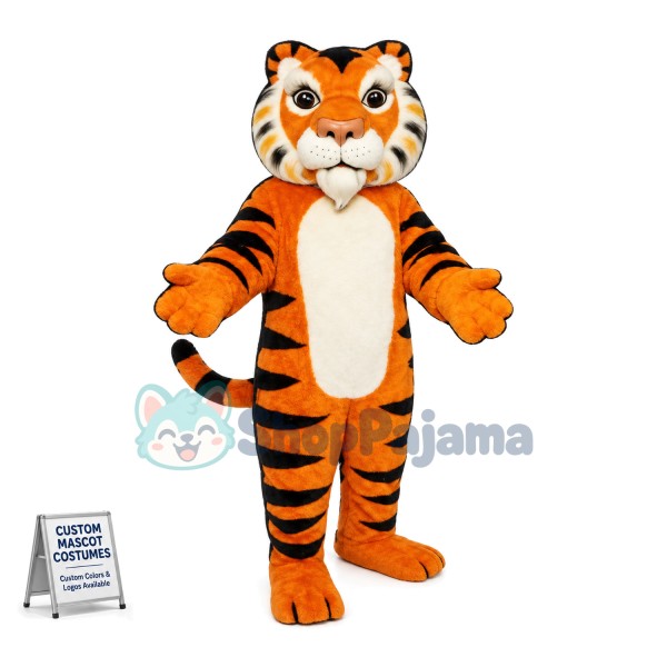 Adult Tiger Mascot Costume 