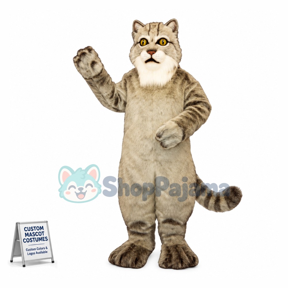 Urban Bobcat Mascot Costume 
