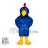 Blue Chicken Mascot Costume 