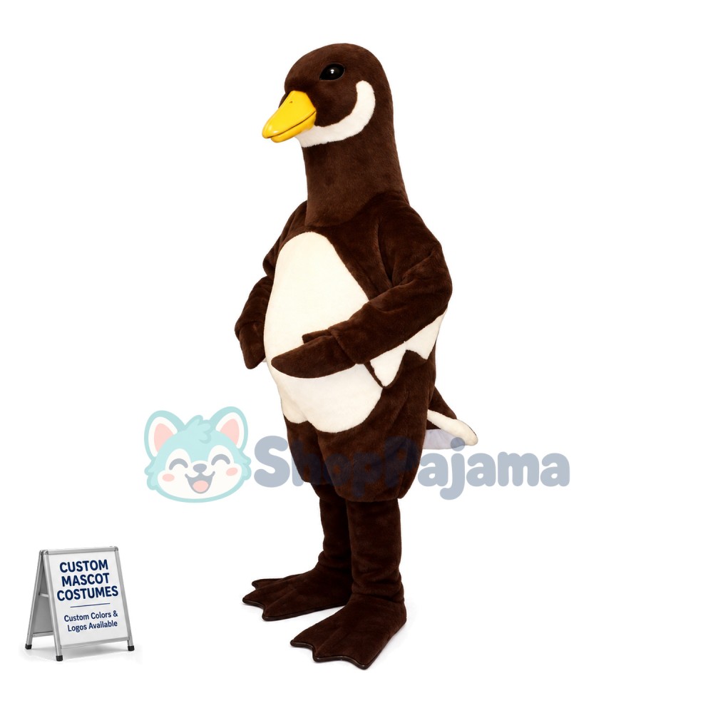 Black Goose Mascot Costume
