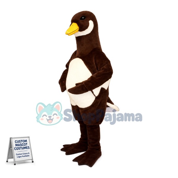 Black Goose Mascot Costume