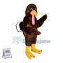 Black Turkey Mascot Costume
