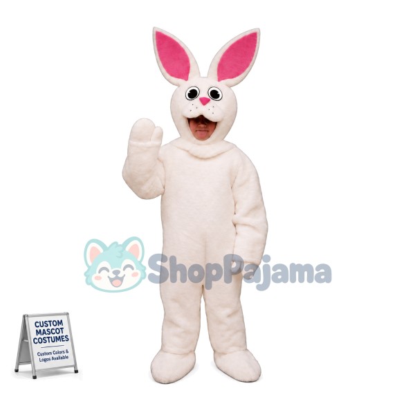 White Rabbit Mascot Costume	