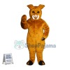 Brown Wild Boar Mascot Costume	