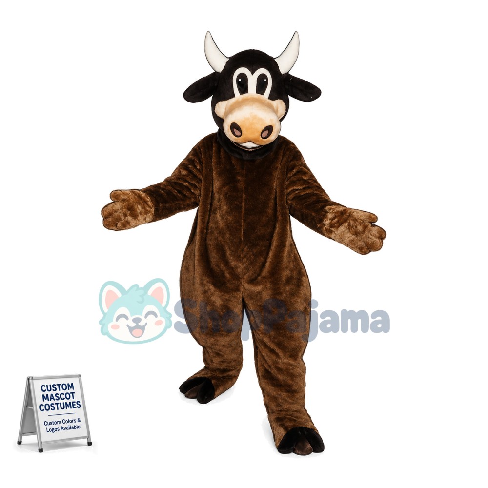 Cattle Mascot Costume	