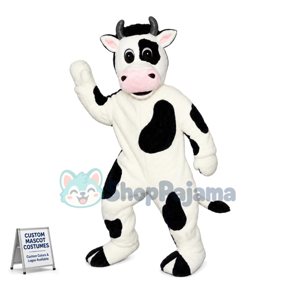 Dairy Cattle Mascot Costume	