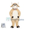 Beige Cattle Mascot Costume	