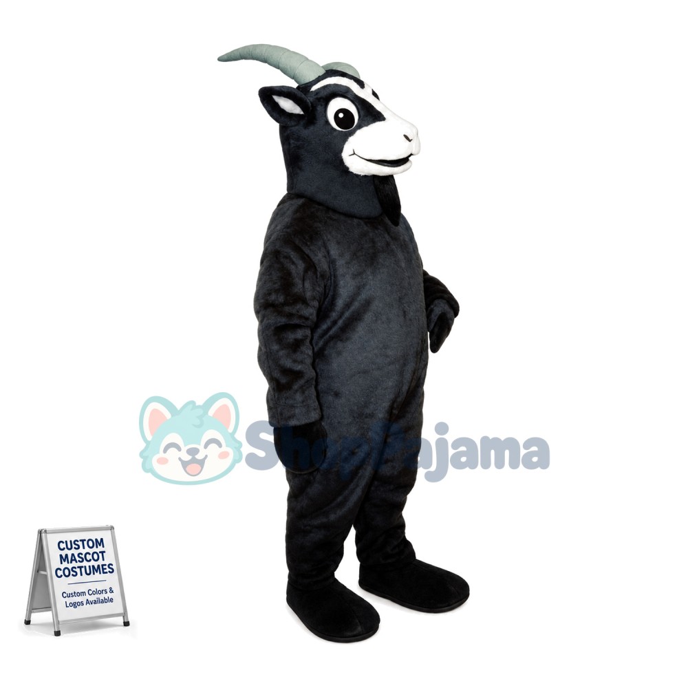 Black Bengal Goat Mascot Costume	