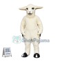 White Lamb Mascot Costume	