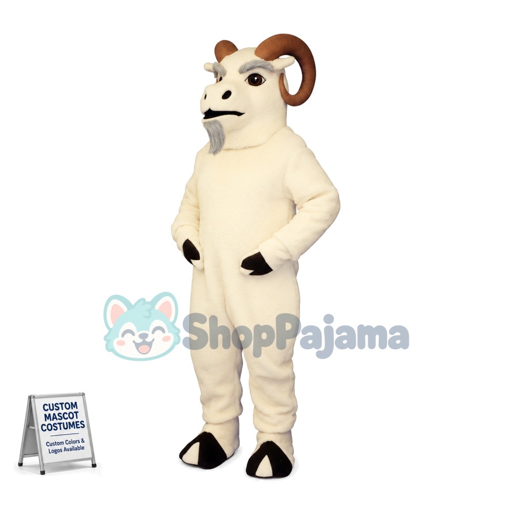 Old Dall Sheep Mascot Costume	