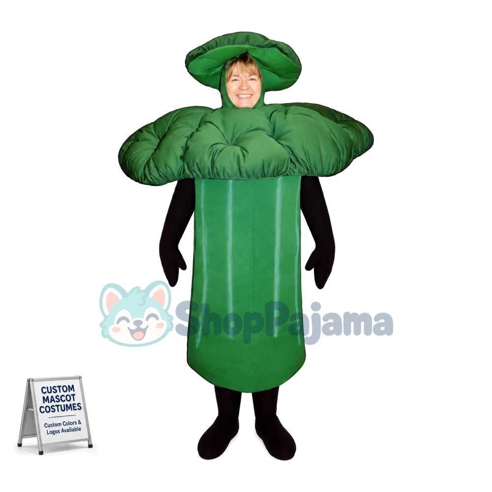 Deluxe Broccoli Lightweight Mascot Adult Costume 