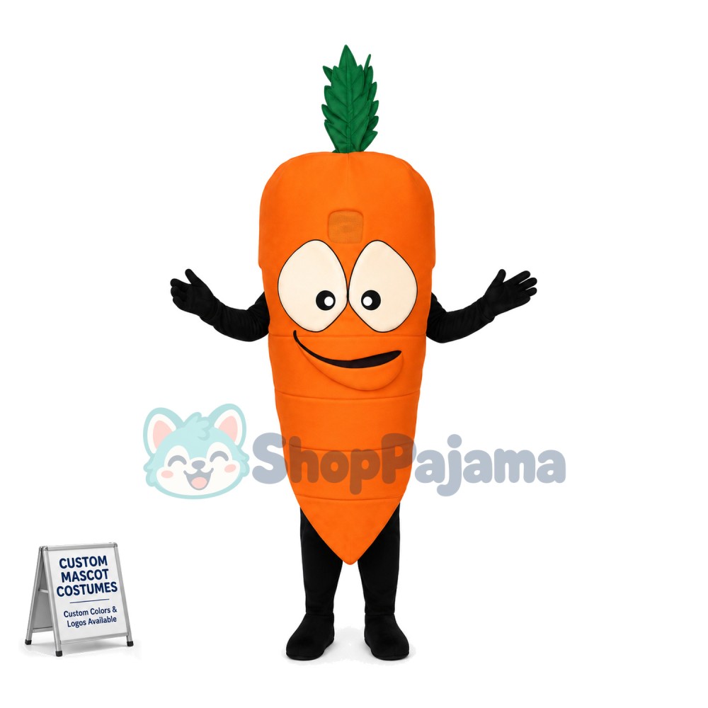 Deluxe Cartoon Carrot Lightweight Mascot Costume 