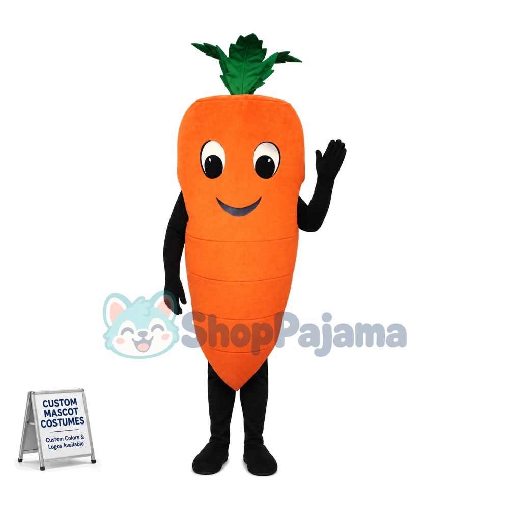 2nd Version Of Deluxe Cartoon Carrot Lightweight Mascot Costume 