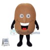 Huge Cartoon Coffee Bean Mascot Adult Costume 