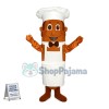 Chef Hot Dog Mascot Costume 