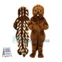 Brown Porcupine Mascot Costume	