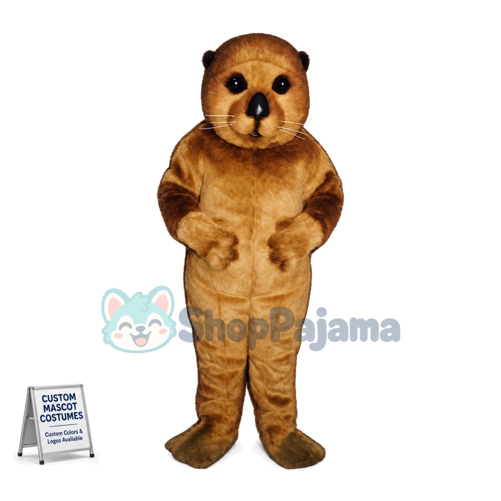 Cute Baby Otter Mascot Costume	