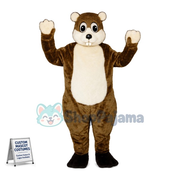 Woodchuck Mascot Costume	