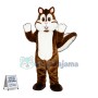 Adorable Squirrel Mascot Costume	