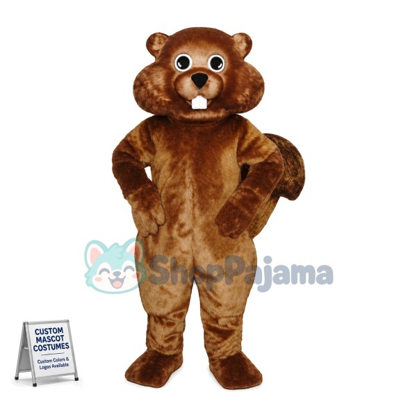 Brown-phase Gray Squirrel Mascot Costume	