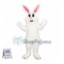 Lively White Bunny Mascot Costume