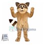 Beige Raccoon Mascot Costume 