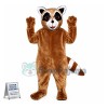 Brown Raccoon Mascot Costume For Adult 