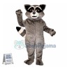 Adult Plush Gray Raccoon Mascot Costume For Adult 
