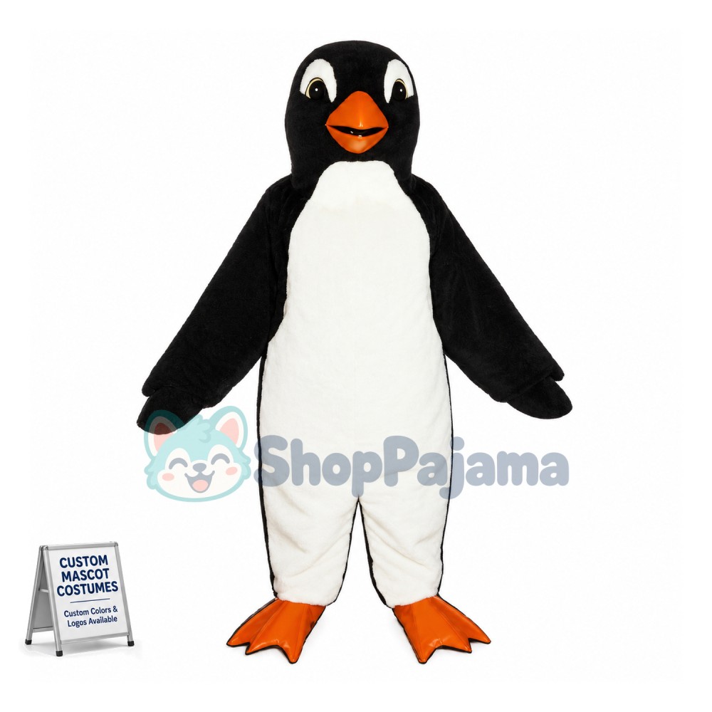 Adult Penguin Mascot Costume