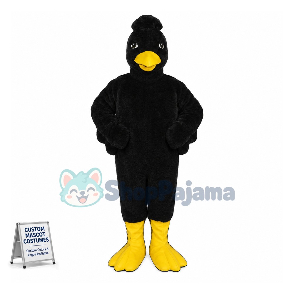 Crow Mascot Costume 