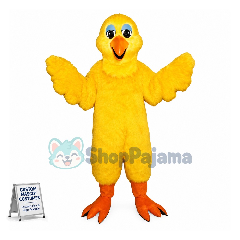 Yellow Bird Mascot Costume