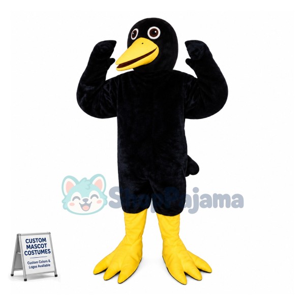 Blackbird Blackie Mascot Costume