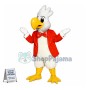 Mr. White Cockatoo Mascot Adult Costume