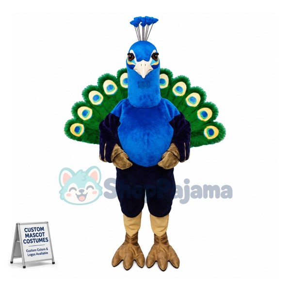 Peacock Lightweight Mascot Costume