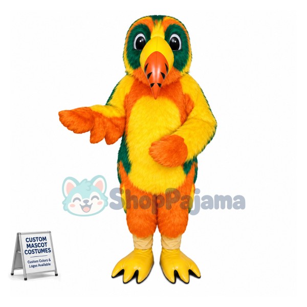 Spot-billed Toucanet Long Fur Mascot Costume