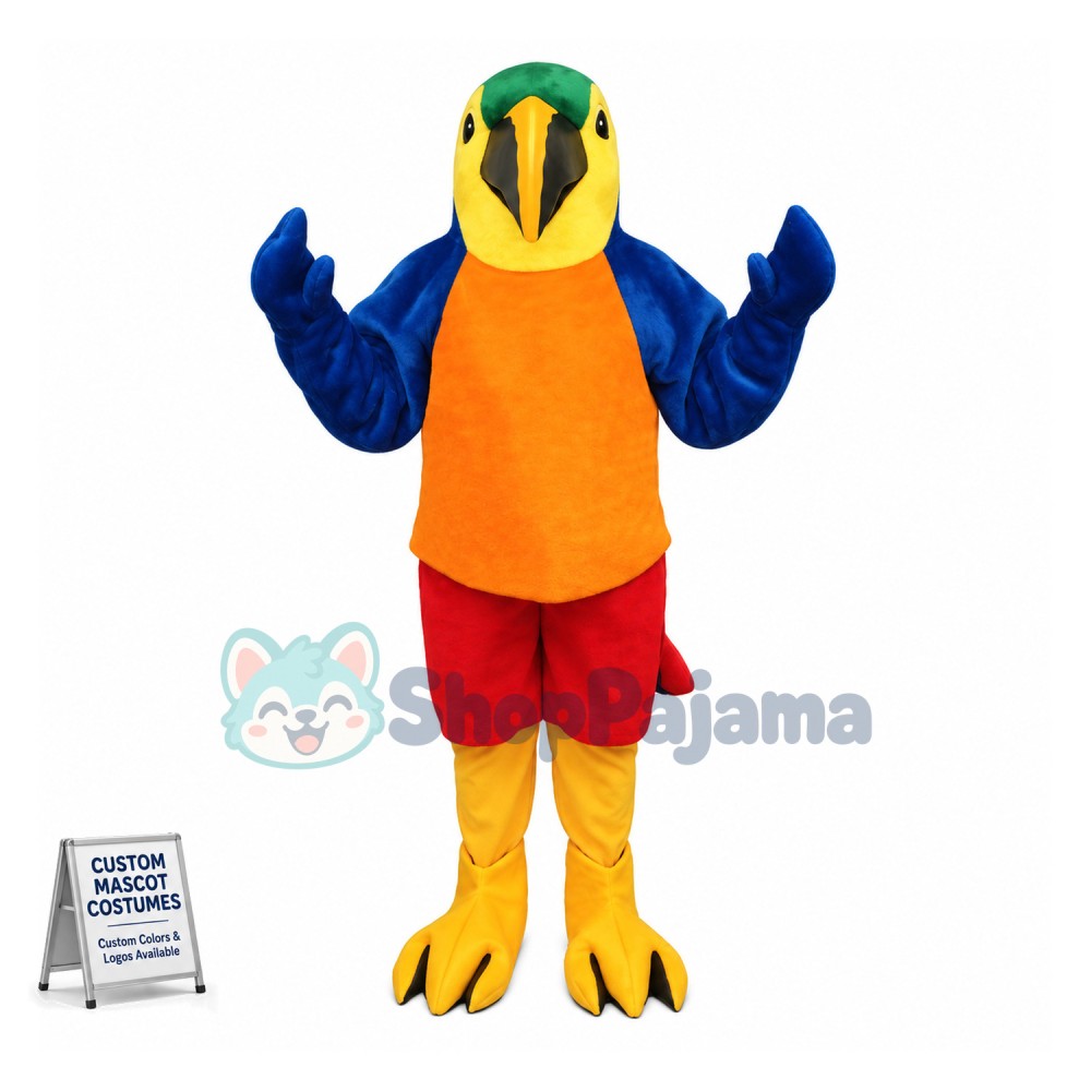 Colorful Parrot Mascot Costume