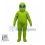 Cartoon Green Alien Mascot Costume 