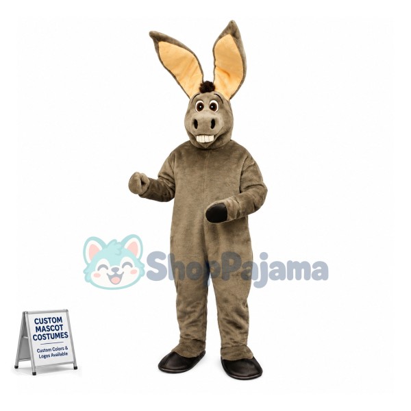 Mammoth Jack Donkey Mascot Costume 