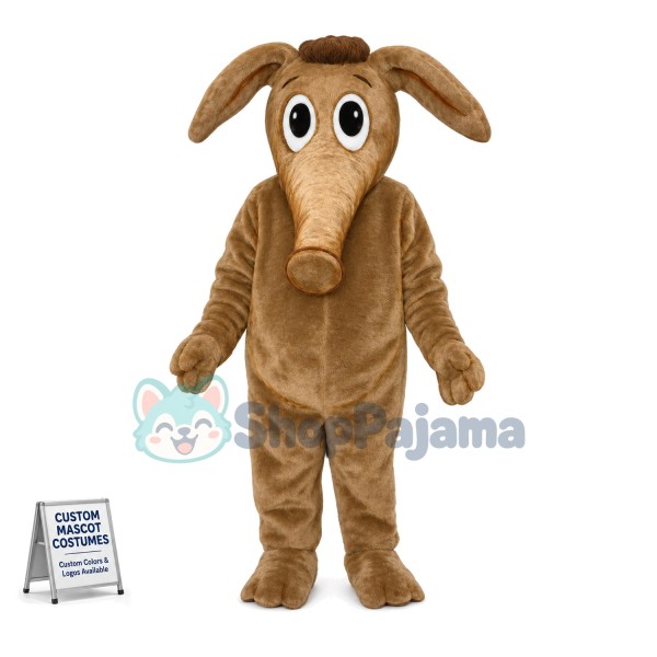 Cute Baby Aardvark Mascot Costume