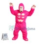Amusing Pink Gorilla Mascot Costume