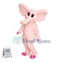 Charming Pink Elephant Lightweight Mascot Costume