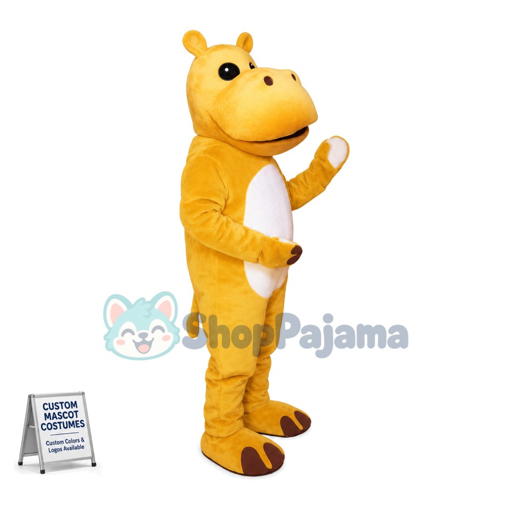 Rational Tasha the Yellow Hippopotamus Lightweight Mascot Costume