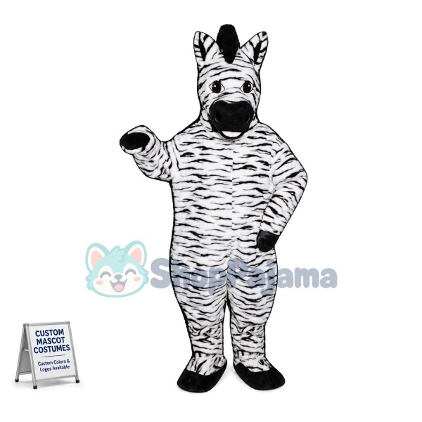 Zelda Zebra Mascot Costume