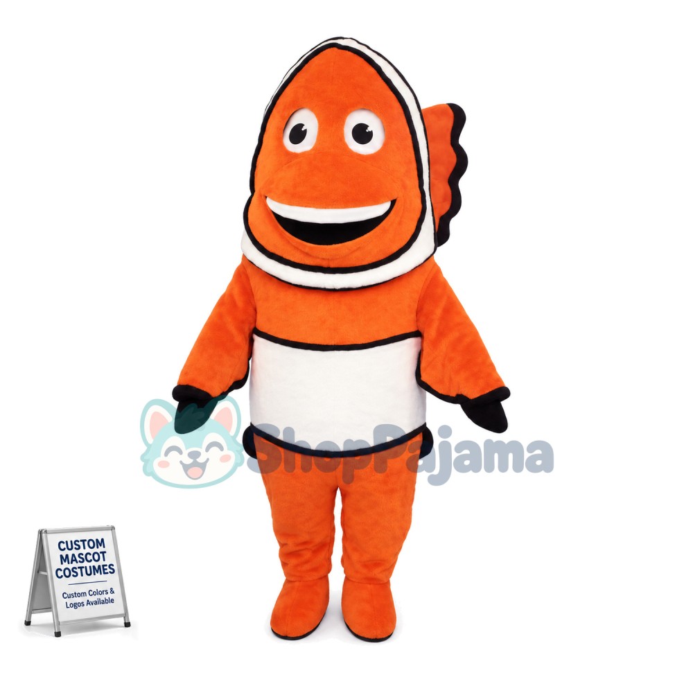 Curious Nemo the Clownfish Mascot Costume