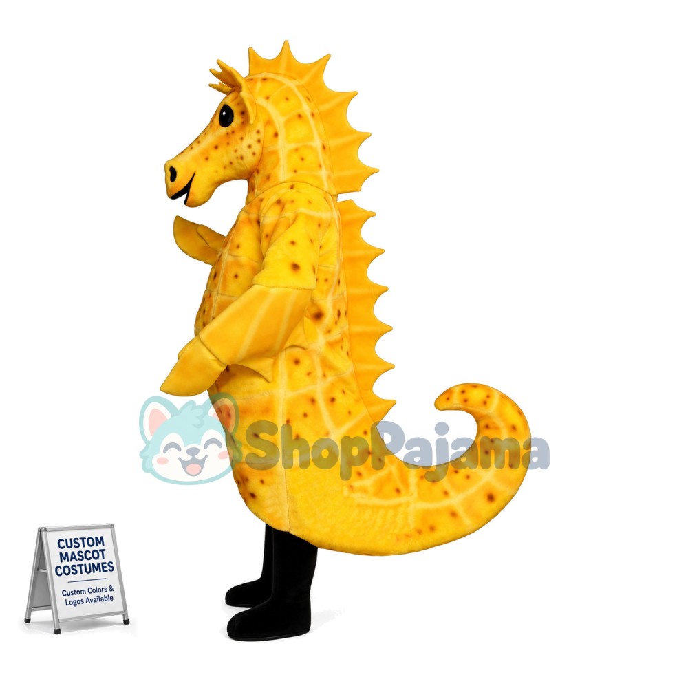 Realistic Great Seahorse Mascot Costume