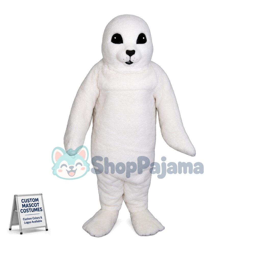 Cute Baby Seal Mascot Costume 