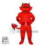 Red Devil Mascot Costume For Adult