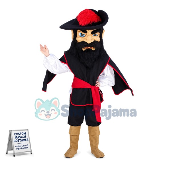 Cavalier Man Mascot Costume	