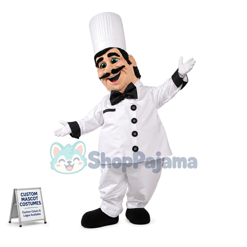 Chef Pierre Mascot Costume	