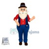 Old Farmer Mascot Costume	